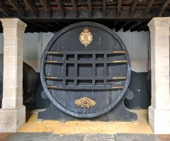 The 16,500 liter royal cask dedicated to, and reserved for, Queen Isabel II.