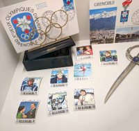 Stamps from the X Olympic Winter Games